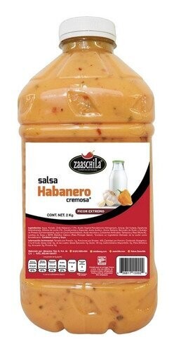 ZAASCHILA SALSA HABANERO CREMOSA 2 KG