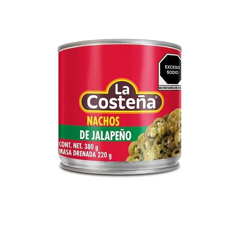 CHILES NACHO LA COSTEÑA 380 GR