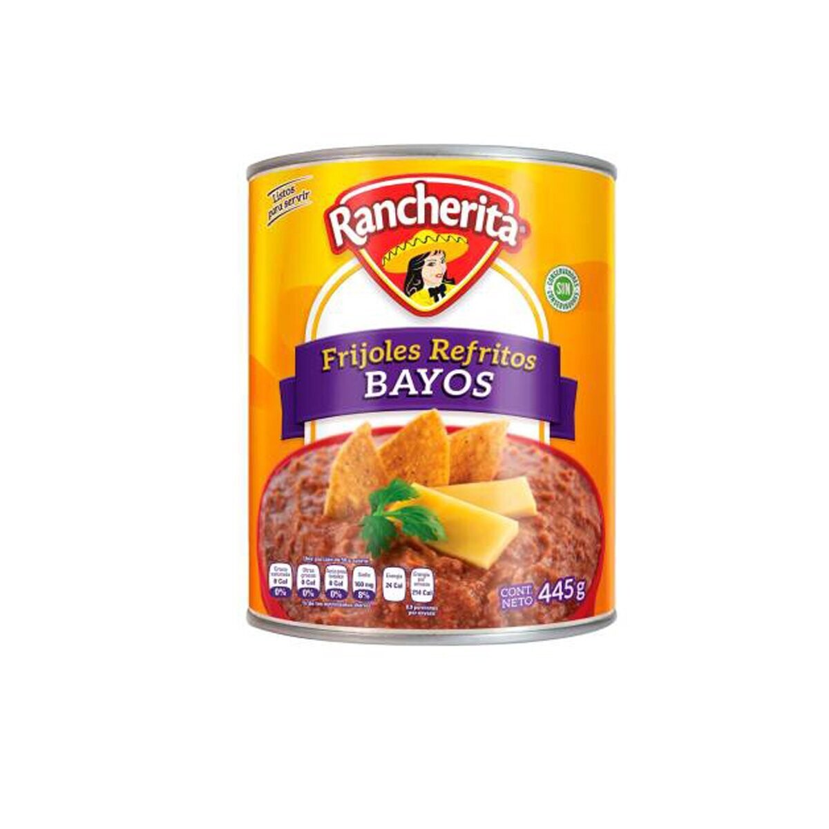 FRIJOLES REFRITOS  LA RANCHERITA 445G
