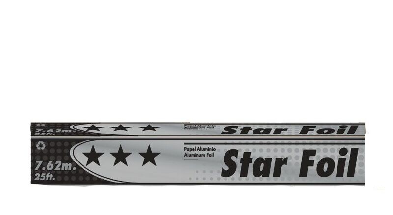 ALUMINIO STAR FOIL 7.62M