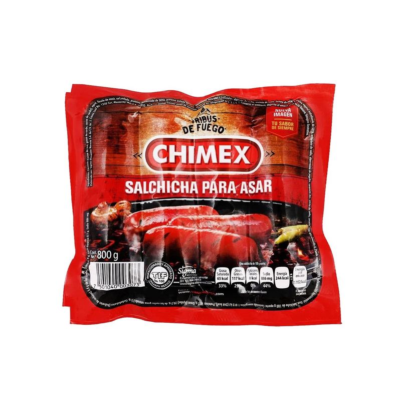 SALCHICHA P/ASAR CHIMEX 800G