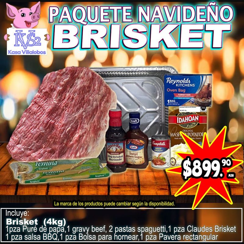 PAQUETE NAVIDEÑO BRISKET