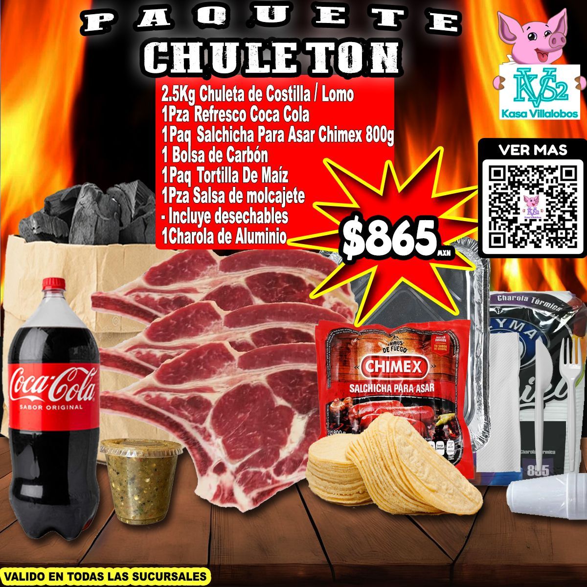 PAQUETE CHULETON