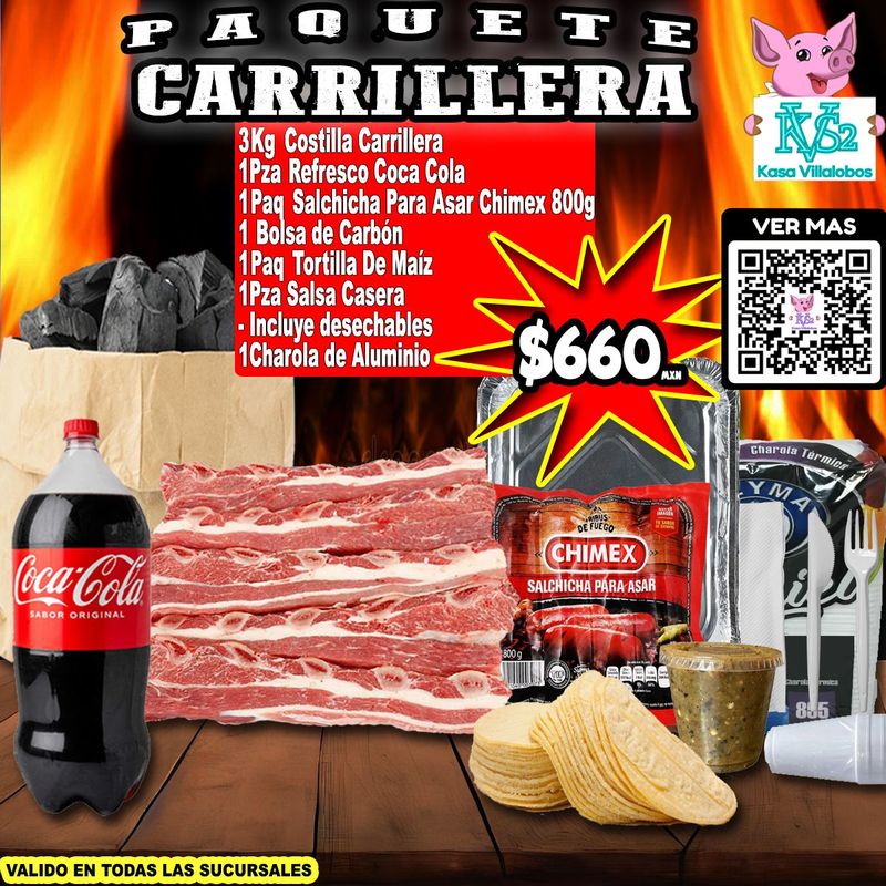 PAQUETE COSTILLA CARRILLERA