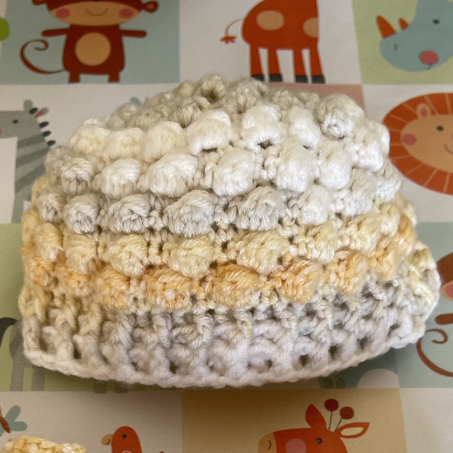 Bobble Stitch Baby Hat