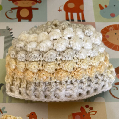 Bobble Stitch Baby Hat