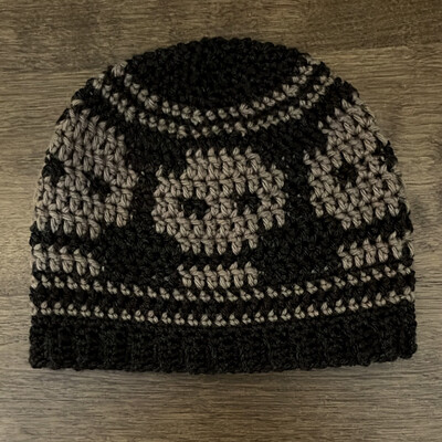 Pixel Skull Beanie