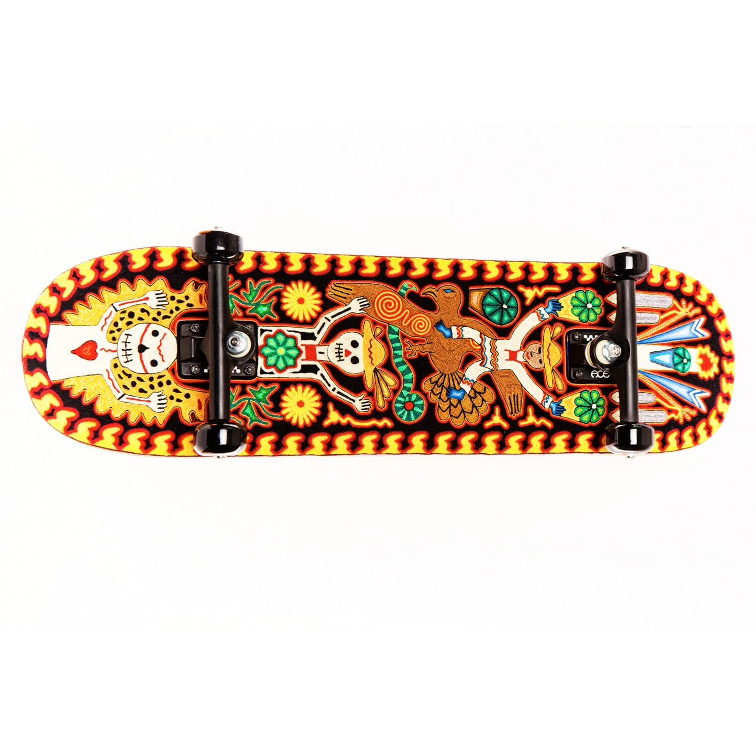 Wixarika Skateboard by Mano de Piedra