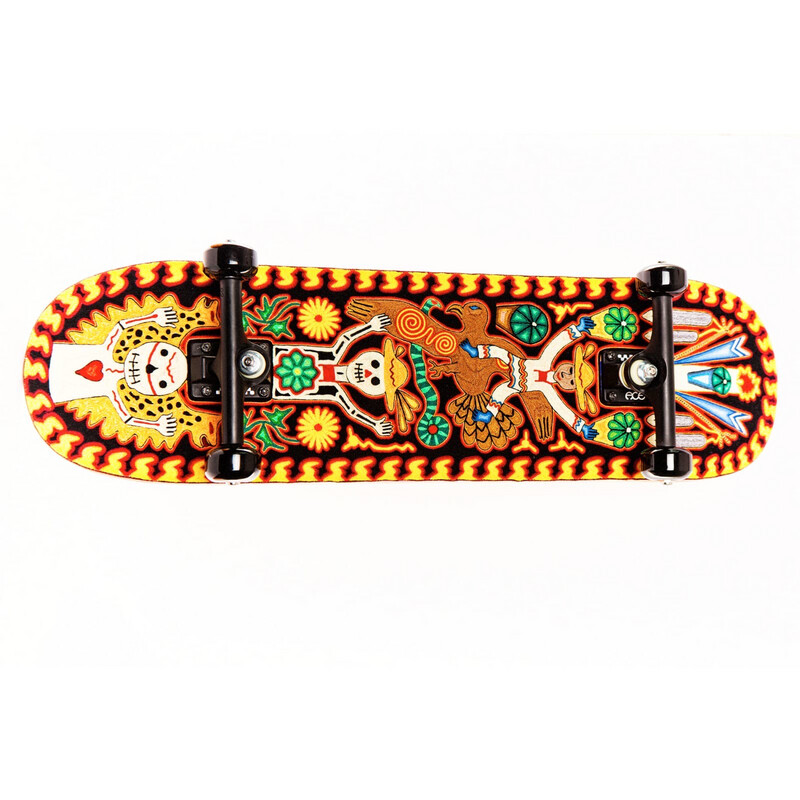 Wixarika Skateboard by Mano de Piedra
