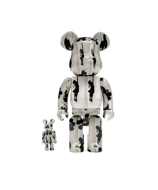 Be@rbrick Flying Balloons Girl 400% &amp; 100% set