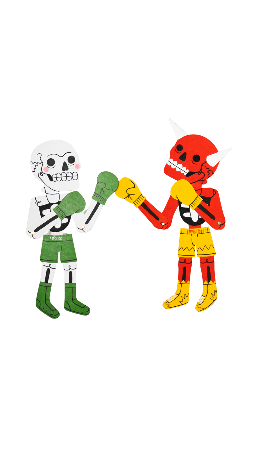 BOXEADORES &quot;MÉXICO VERDE VS DIABLITO&quot;