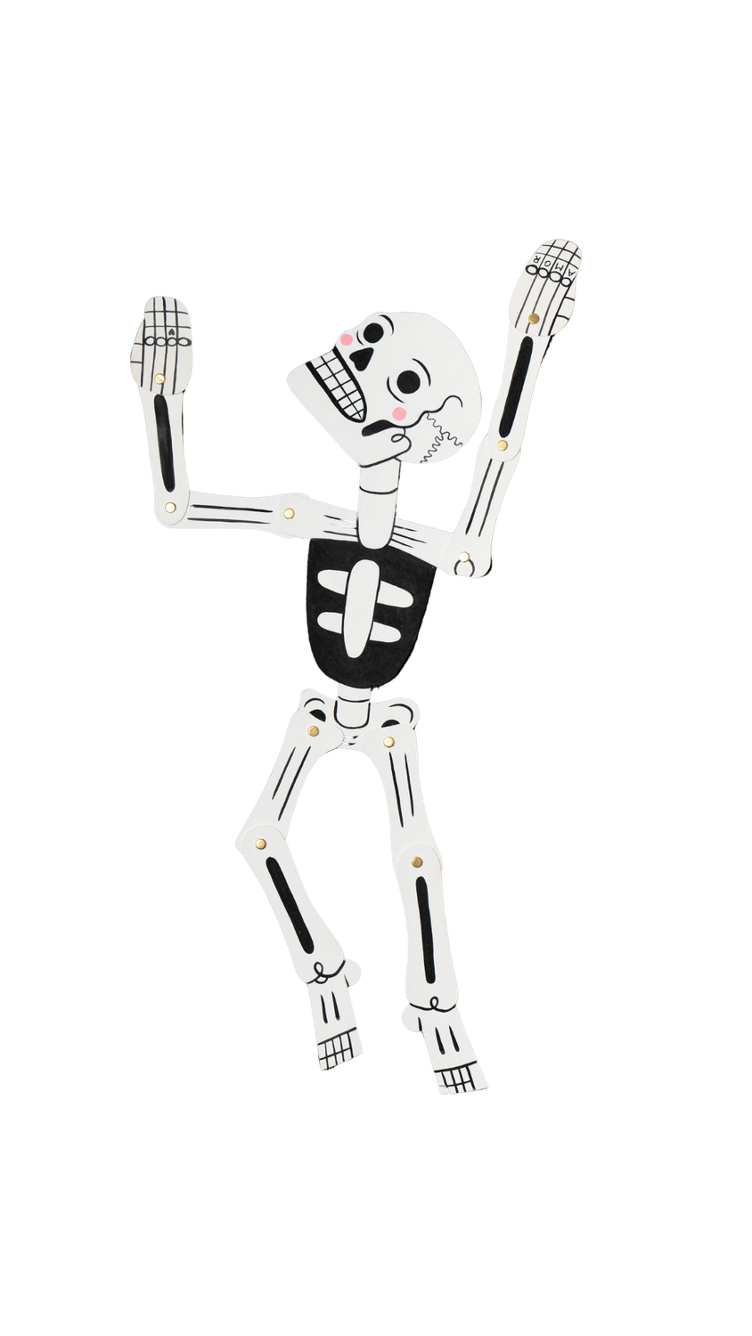 Calavera blanca “móvil”