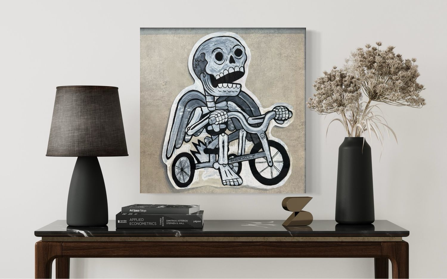 Calavera en bici