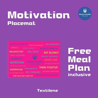 Motivation Placemat (4 pcs, Blossom Pink Set)