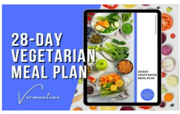 28-Day Vegetarian Meal Plan E-Book