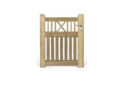 Porte simple pour clôture élégante