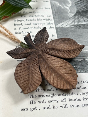Chestnut Leaf Pendant