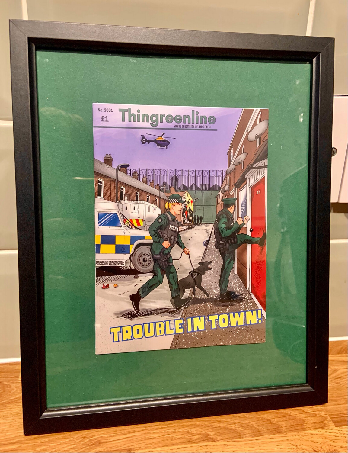 Trouble in Town!! Comic Book Cover