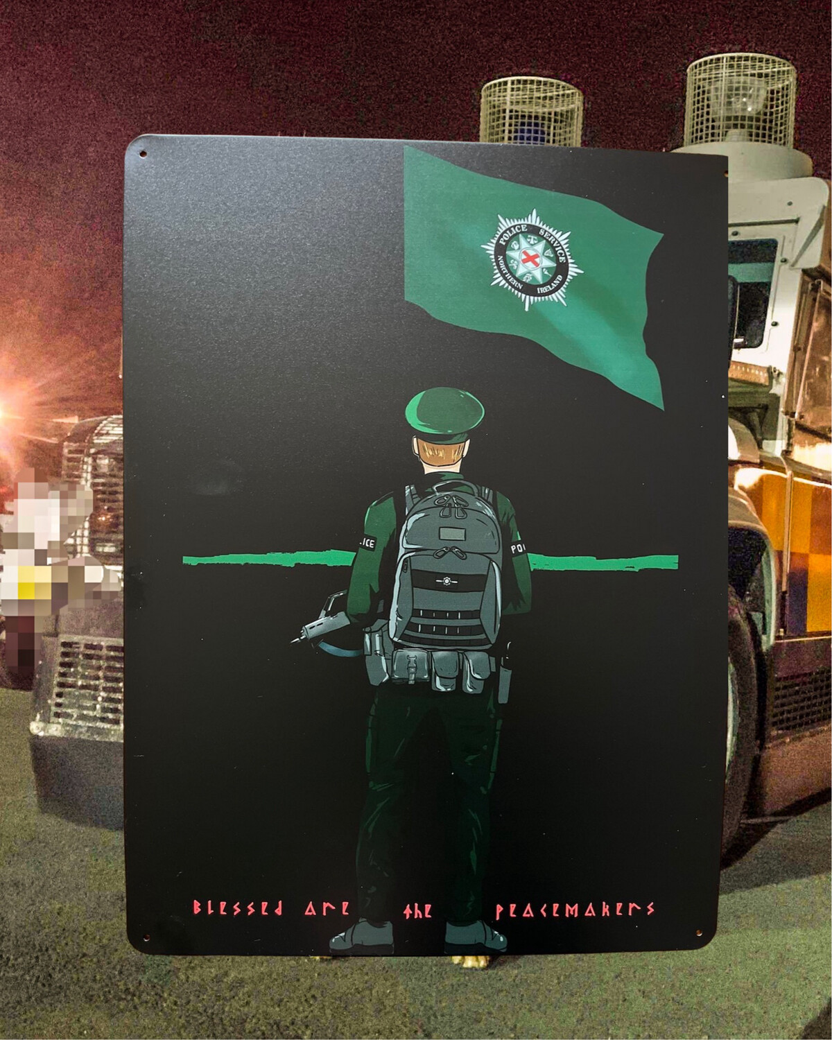 “The Beat”-PSNI TGL Metal Poster