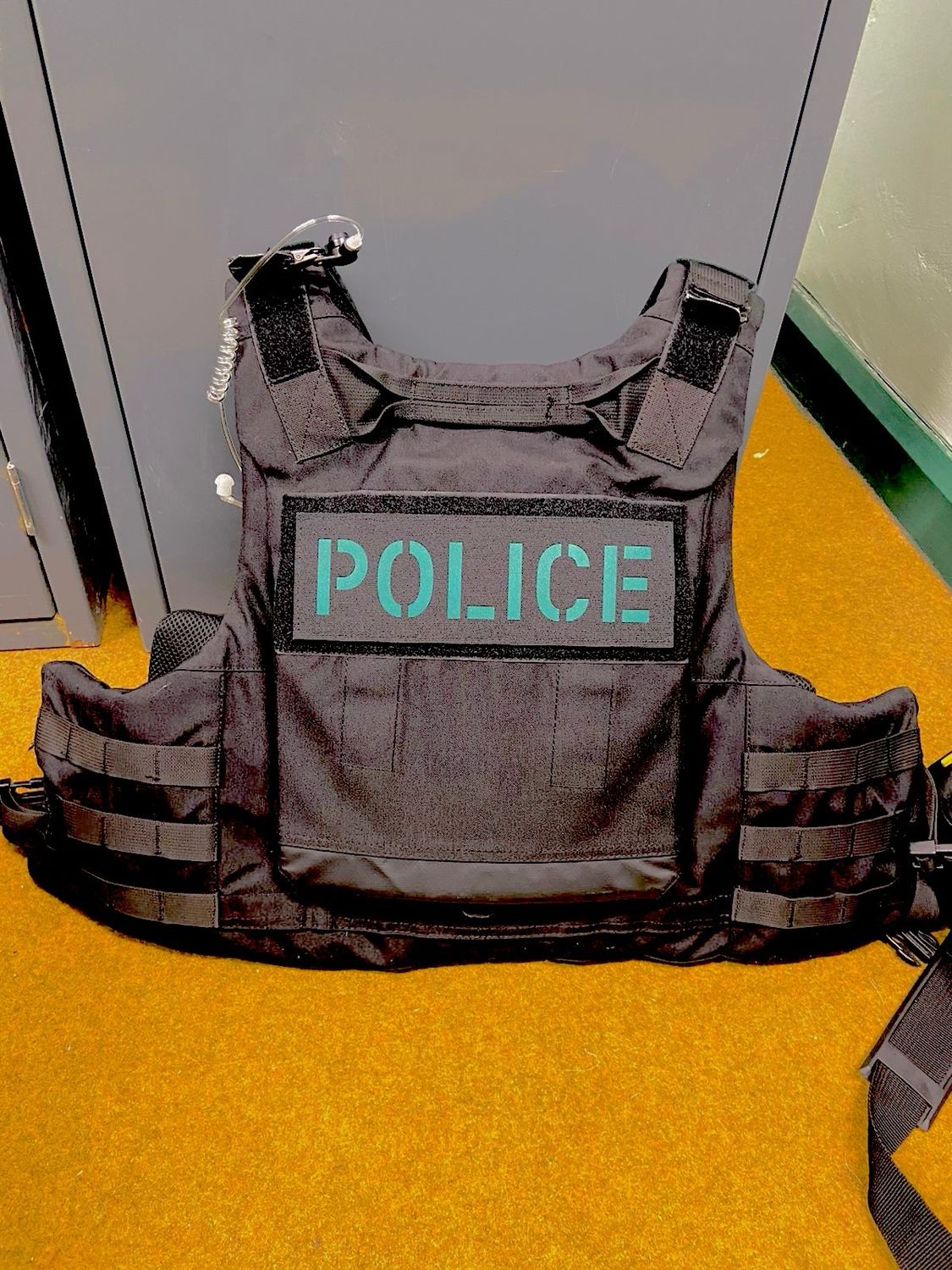 Laser Cut POLICE-Body Armour Rear