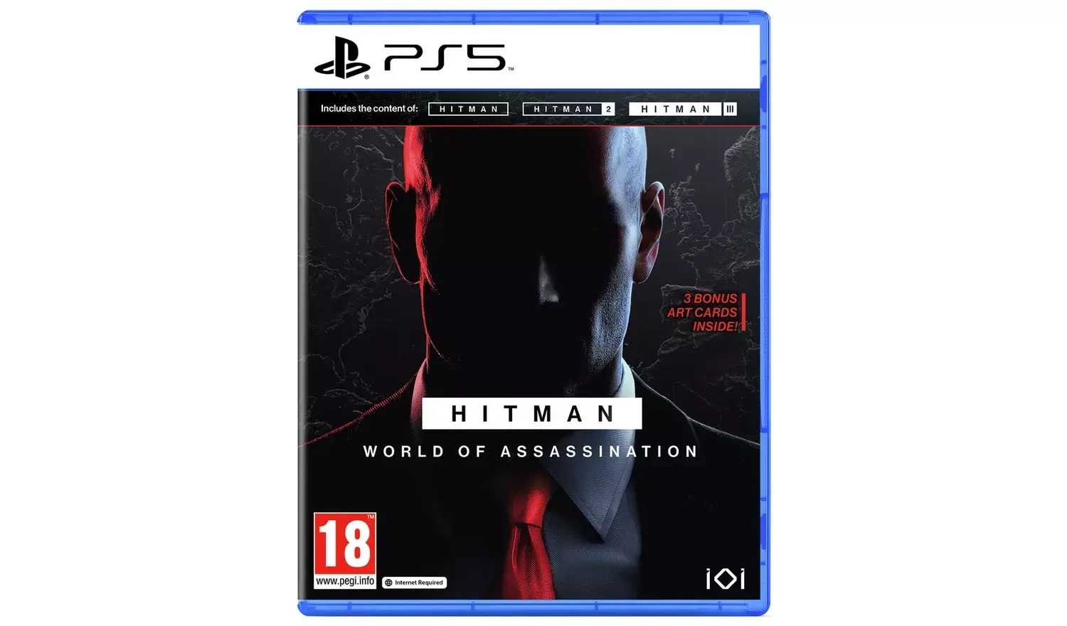 Hitman3 : World Of Assassination PS5 + God of War Rangrok + Crew Motorfest