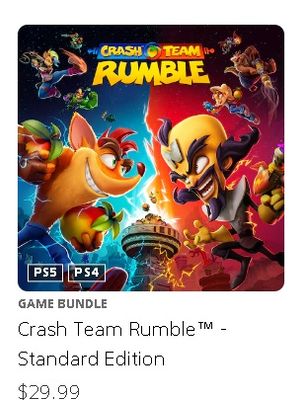 Crash Team Rumble PSN4 PSN5