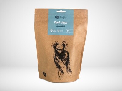 Beef Chip Refill Pack 125g