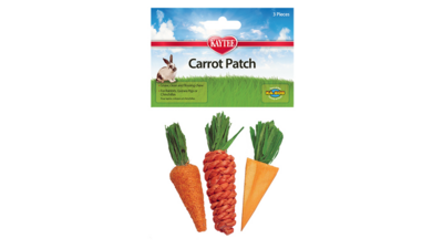 KT Chew Toy Carrot Patch 3pk