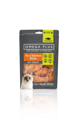 OmegaPlus Cat Treats Salmon Bites 80g