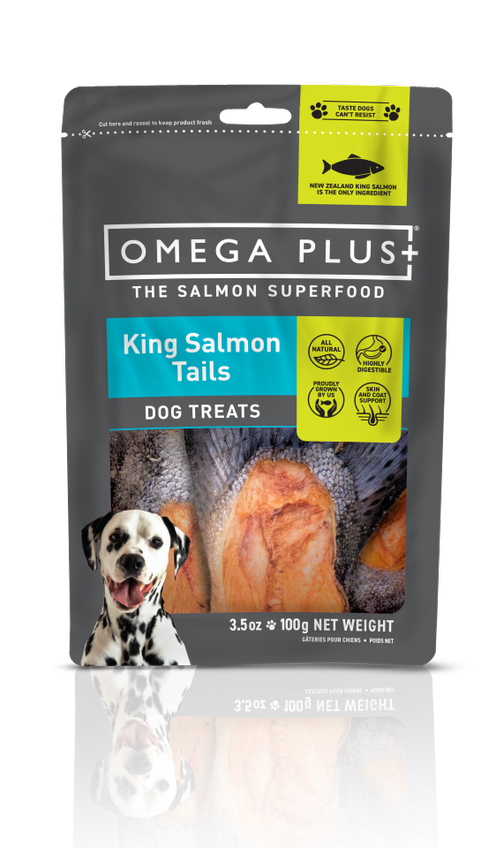 King Salmon Tails Dog Treats 100g