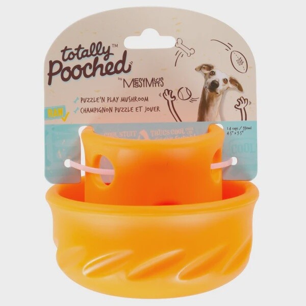 Messy Mutts - Puzzle &#39;n Play Mushroom Orange
