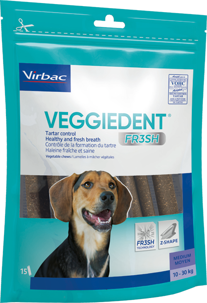 Veggiedent Medium Chews 10-30kg Dogs
