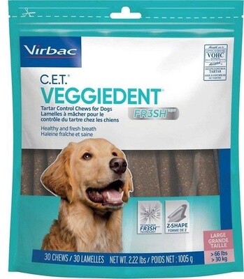 Veggiedent Chew Large 30kg Dog +