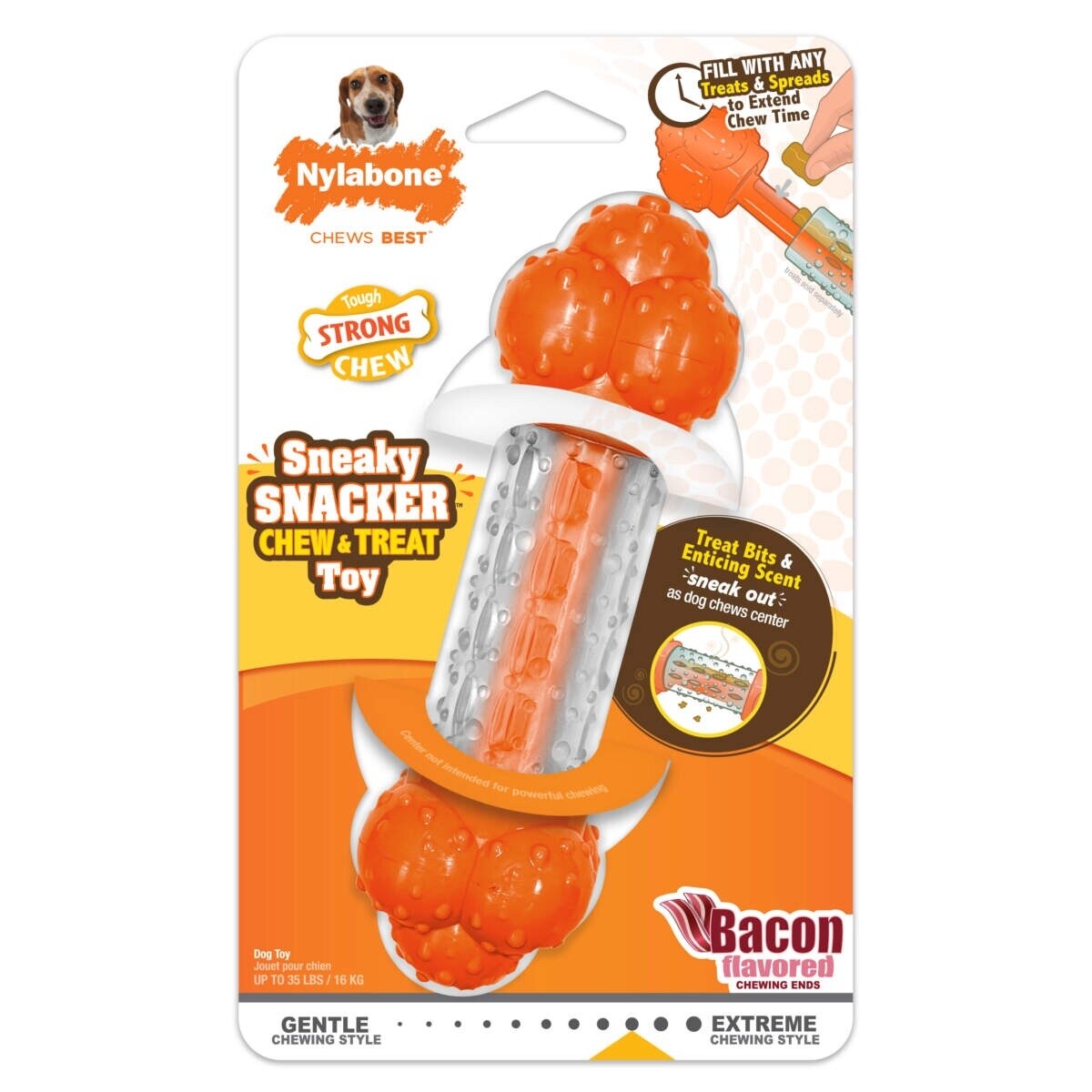 Sneaky Snacker Dog Treat Toy &#39;Wolf&#39;