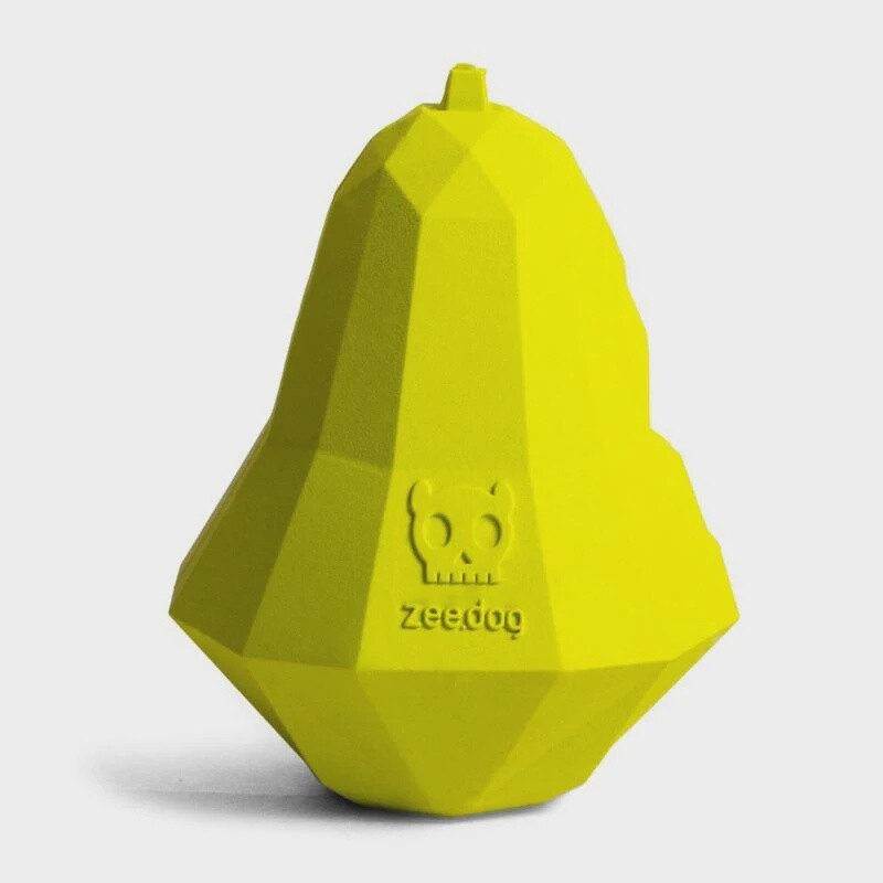 ZEE.DOG SUPER FRUITZ TREAT DISPENSING TOY - PEAR