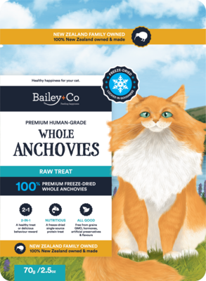 Premium Human grade Anchovy Raw Treat 70g