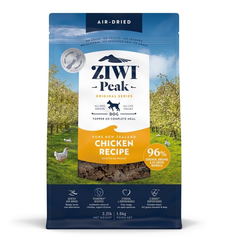 ZIWI Peak Air-Dried Chicken Dog Food 1kg