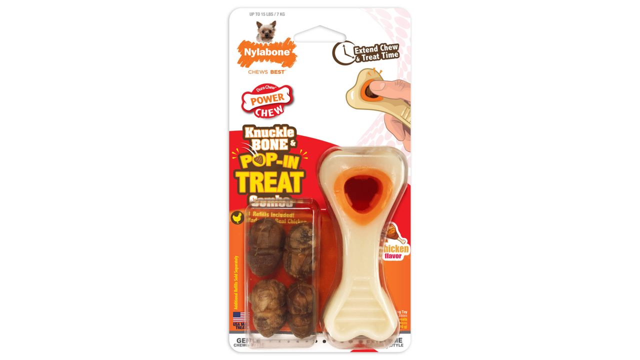 Knuckle Bone &amp; Pop-in Treat Combo Puppy