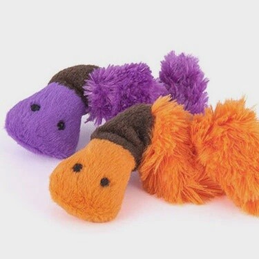P.L.A.Y. FELINE FRENZY - CAT TOY - 2 WORMS
