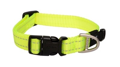 Rogz Classic Collar Dayglow Yellow M