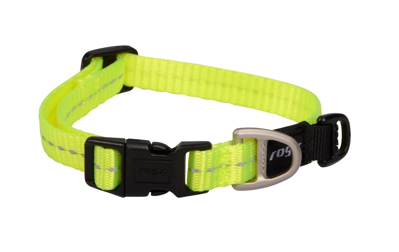 Rogz Classic Collar Dayglow Yellow S