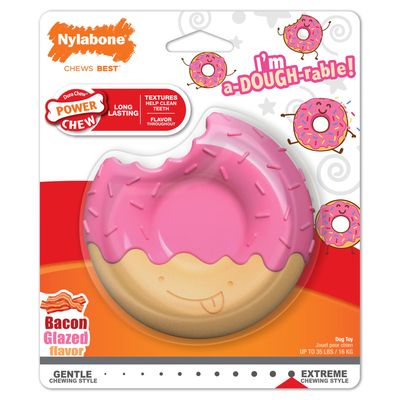 Power Chew Donut Bacon Glazed - Wolf