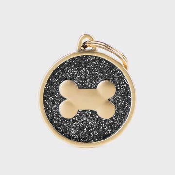 Shine Gold Circle Bone Large