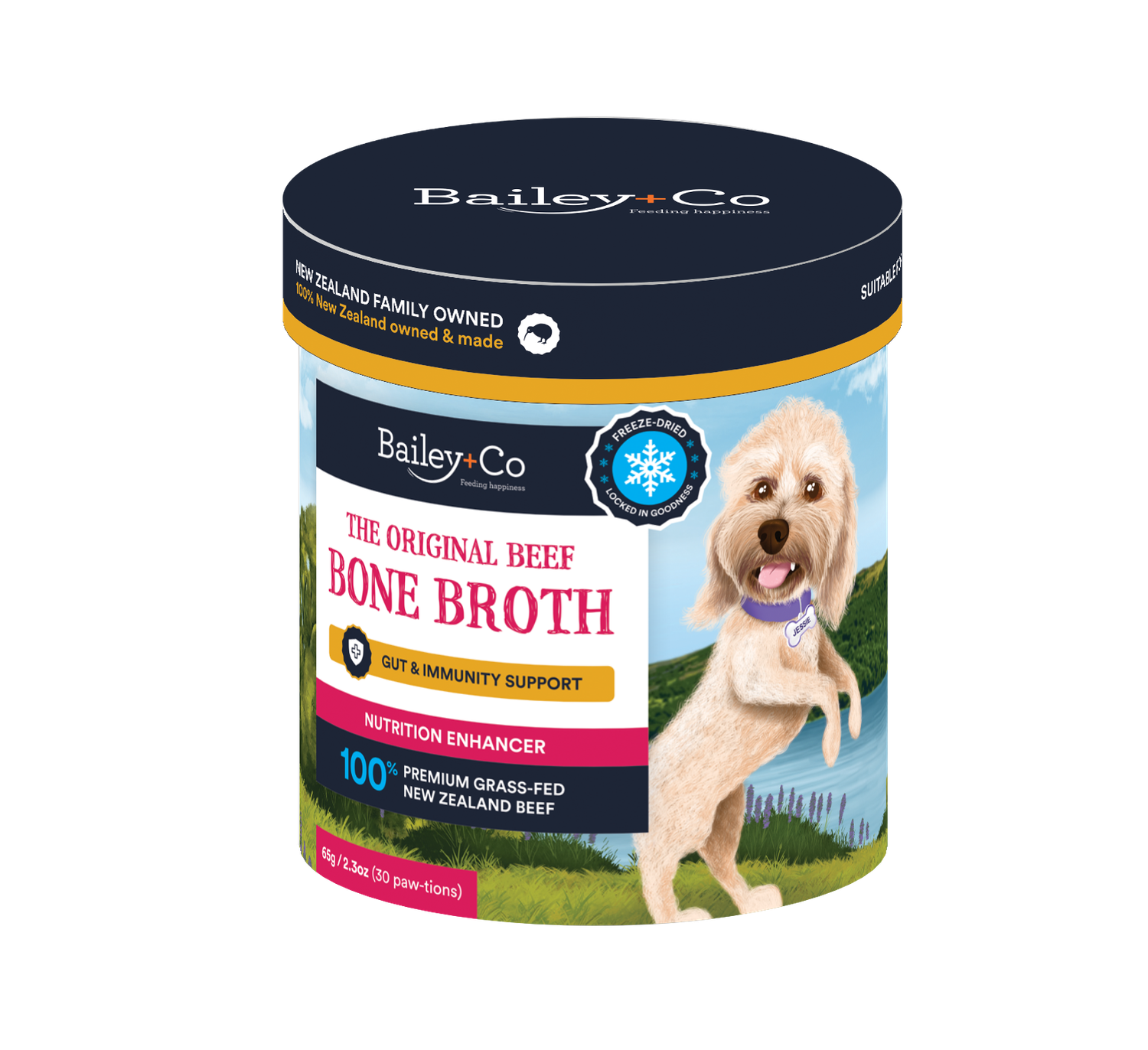Bailey+Co Beef Bone Broth Original – Gut &amp; immunity support 65g