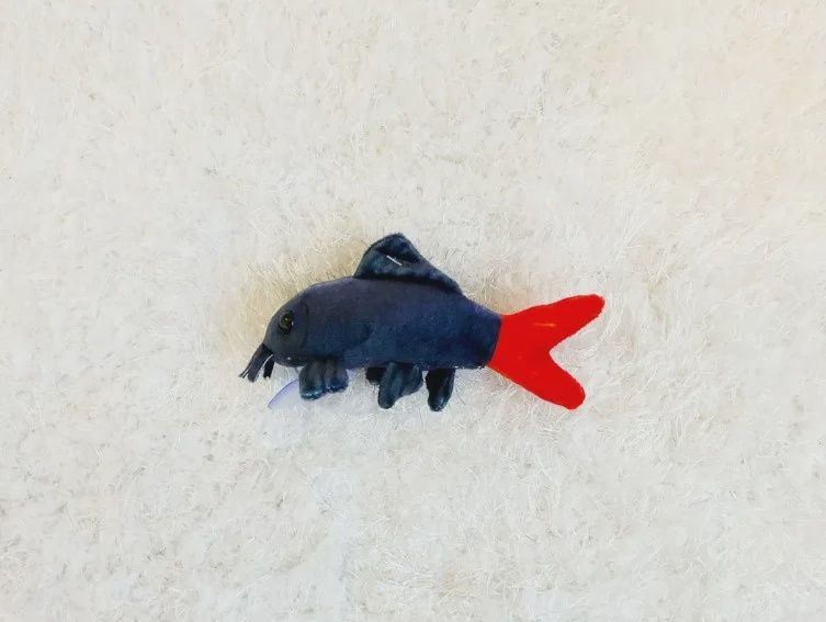 Red Tail Black Shark Plush
