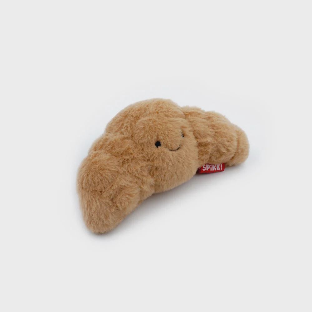 Spike Kawaii Croissant Dog Toy