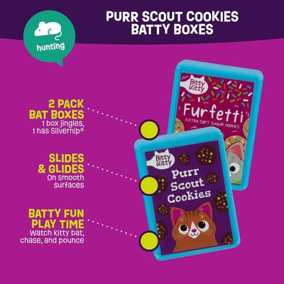 Mad Cat Purr scout Cookies Batty Boxes 2pk