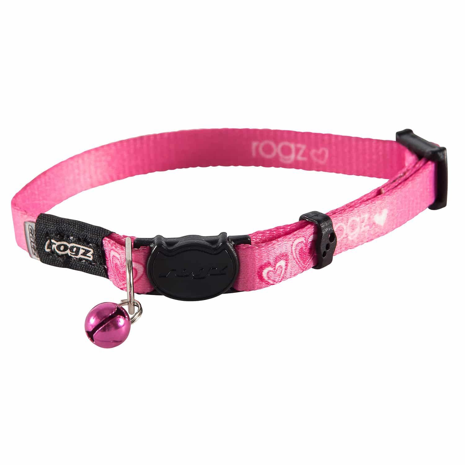 Kiddycat Safeloc Cat Collar - Pink 8mm