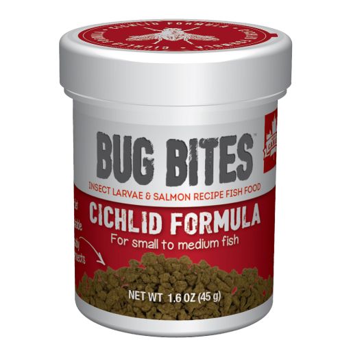 Fluval Bug Bites S-M Cichlid Granules  45g