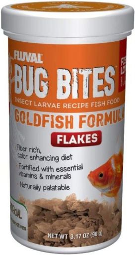 Fluval Bug Bites Insect Larvae Goldfish Flake